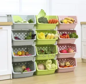 Kitchen Vegetable Fruit Organizer Rack