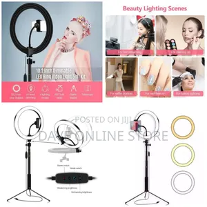 Full Set 26CM Studio Camera Ring Light Photo Stand