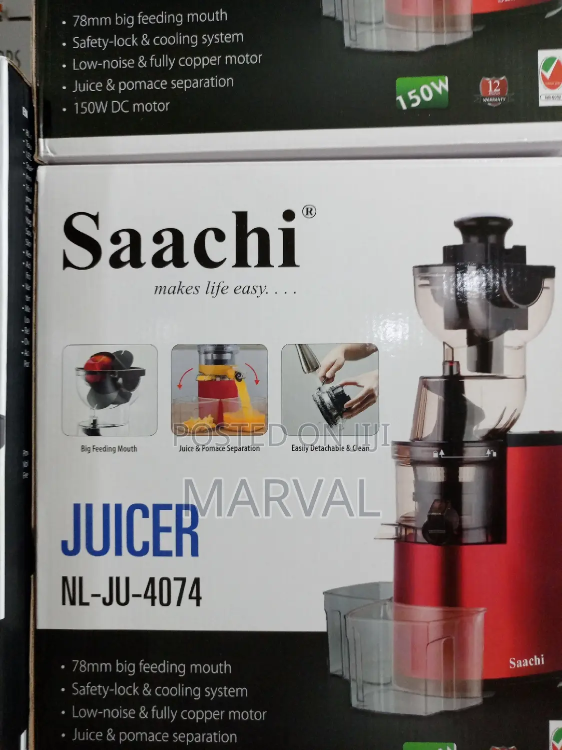 Saachi Slow Juicer