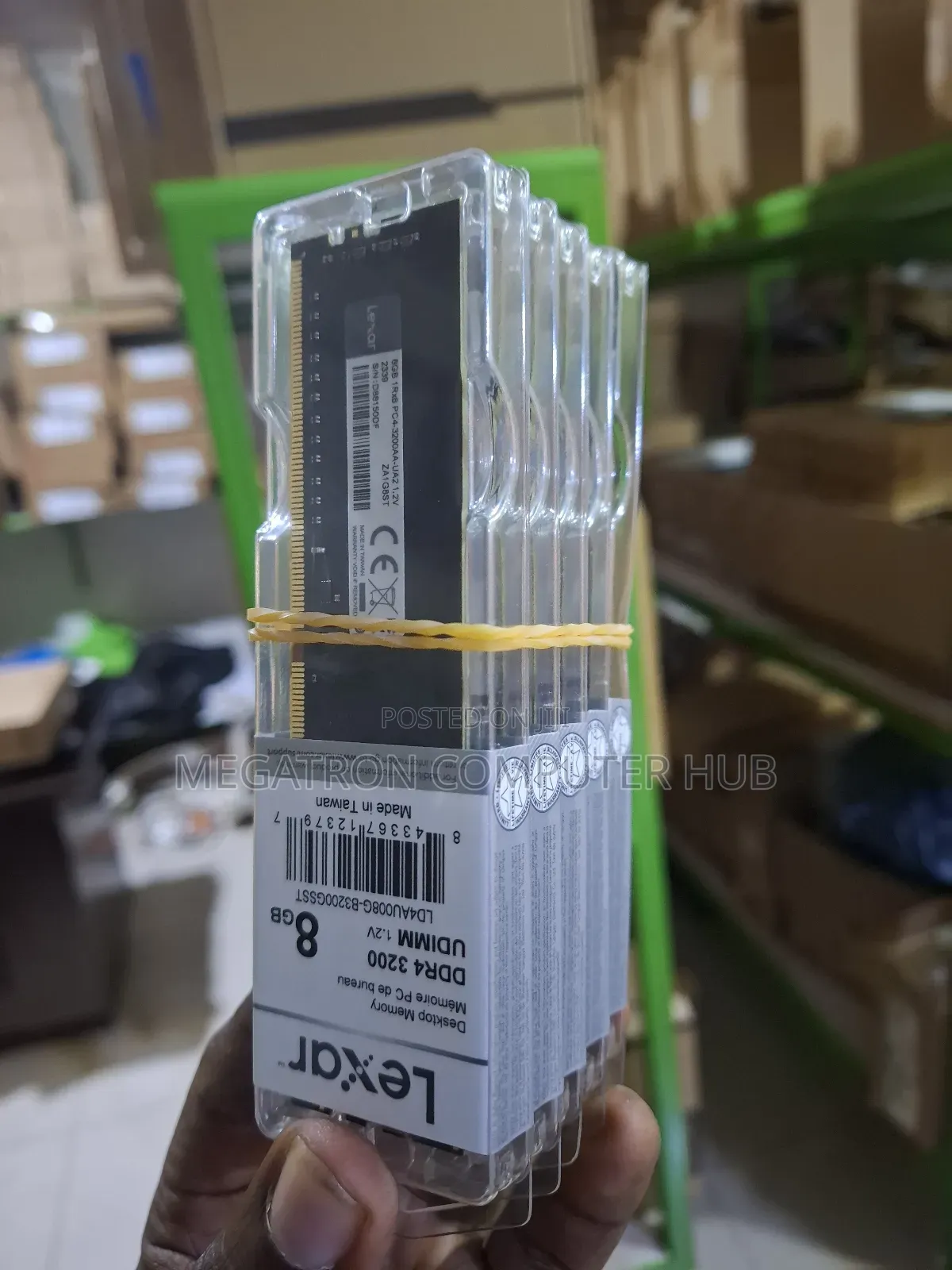 8gb Ram Pc4 3200mhz Lexar Desktop Ram