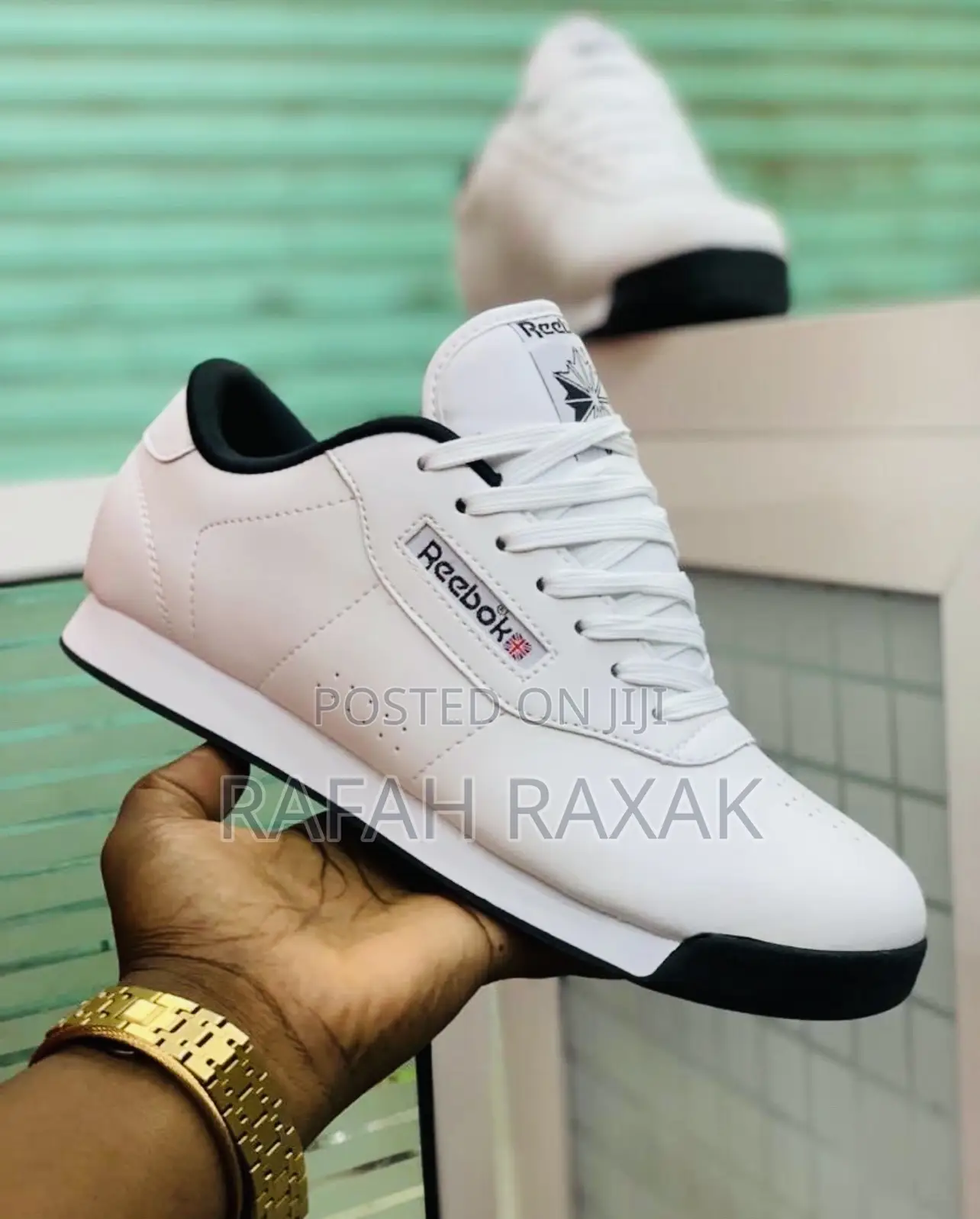 Original Reebok Classic Black White Sneakers
