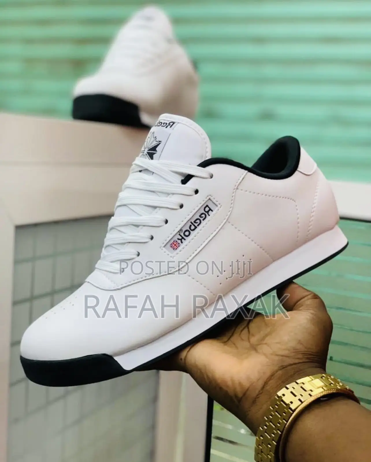 Original Reebok Classic Black White Sneakers