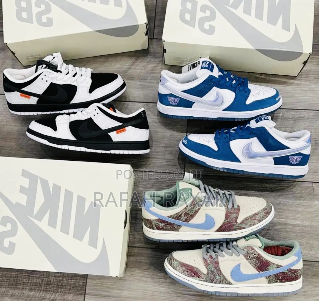 Original Nike SB Dunk Low Pro Born X Raised Sneakers