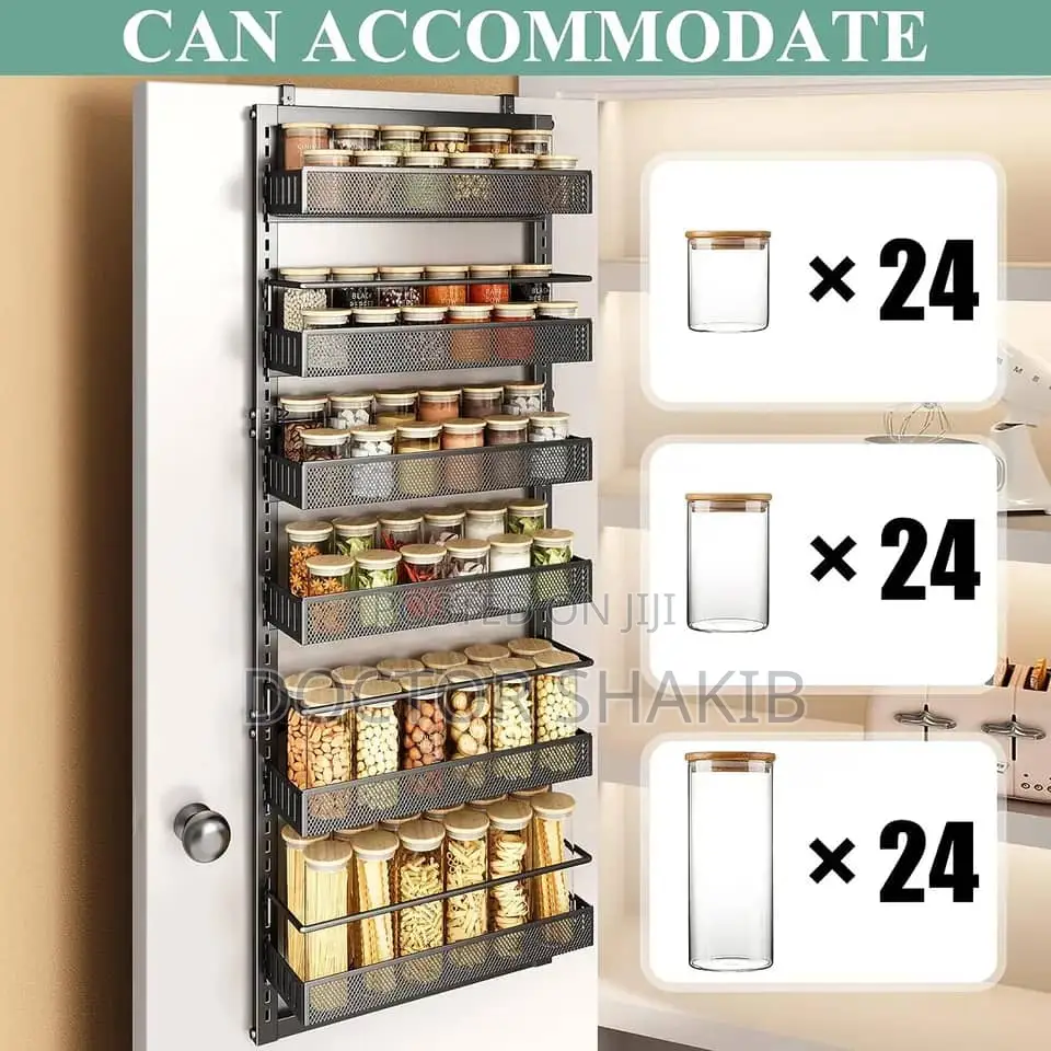 6-Tier Display Rack Wire Mesh Organizer