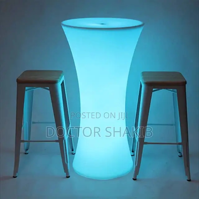Modern White Plastic Night Club Chairs