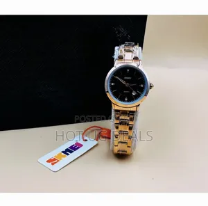 Skmei Women's Classic Analog Quartz Watch - Gold