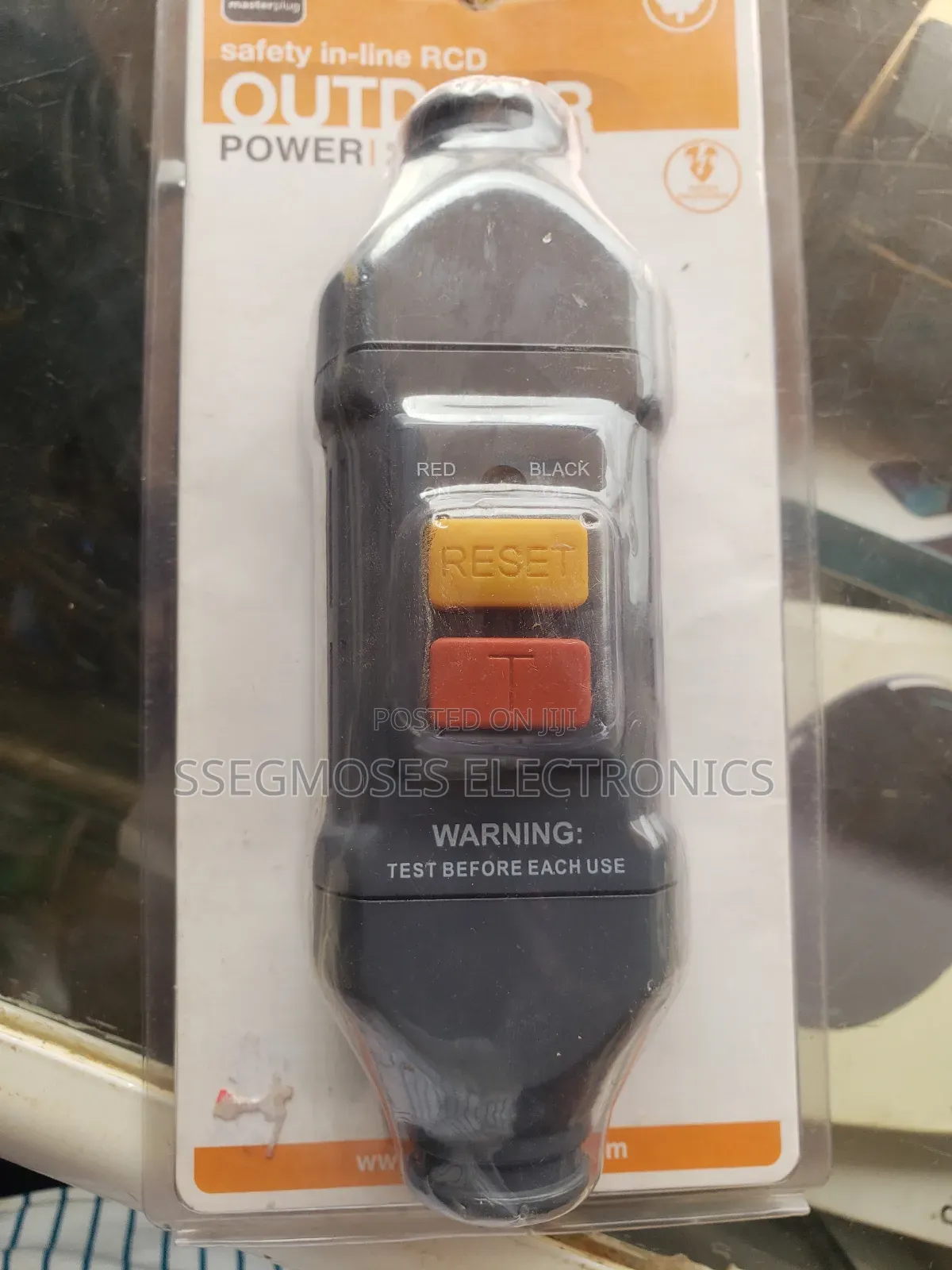 UK Masterplug in-Line RCD Connector Adapter