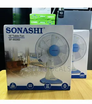 Sonashi Table Fan 16-Inch With High Velocity - Blue