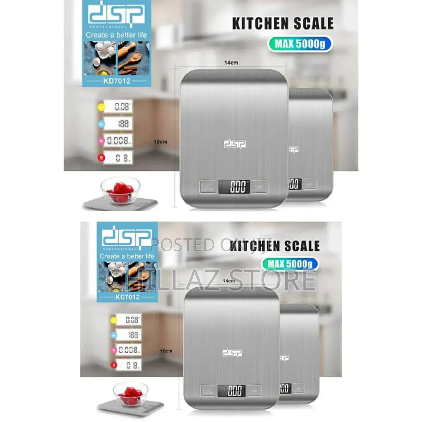 DSP Kitchen Digital Scale