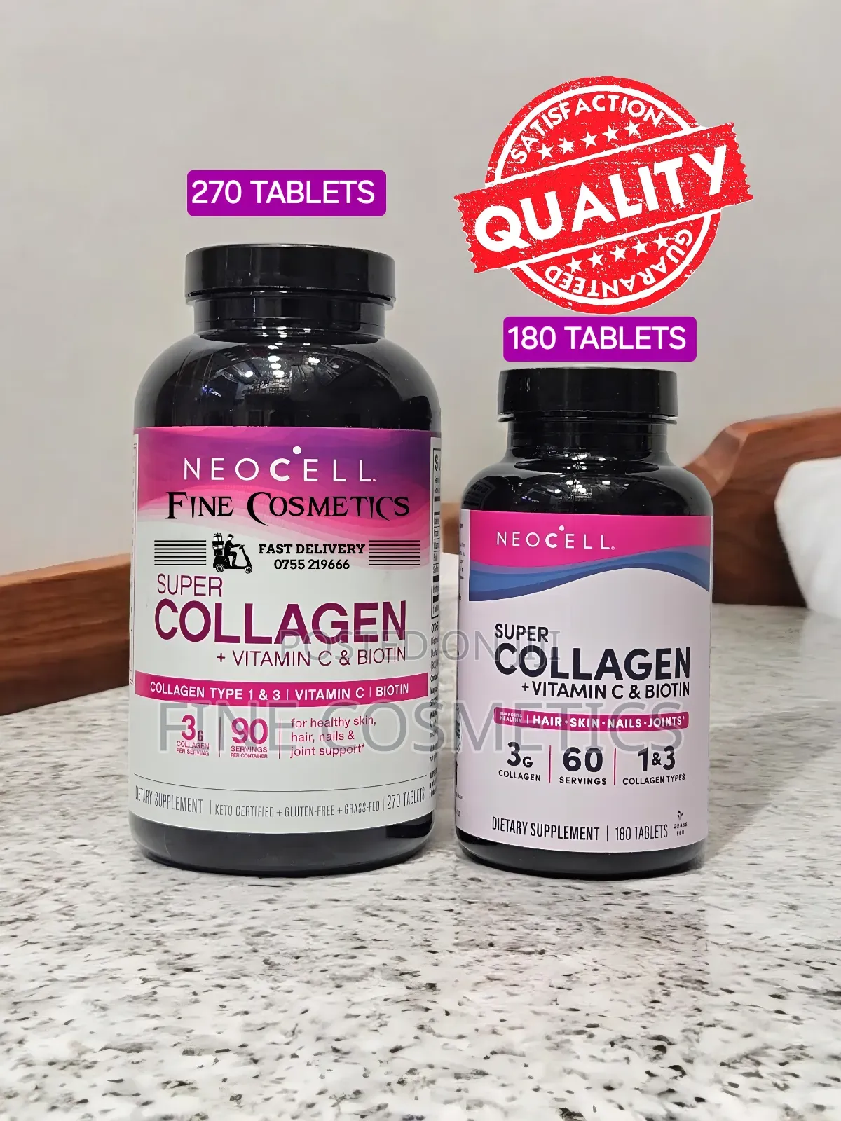 NEOCELL Super Collagen + Vitamin C and Biotin Skin Tablets
