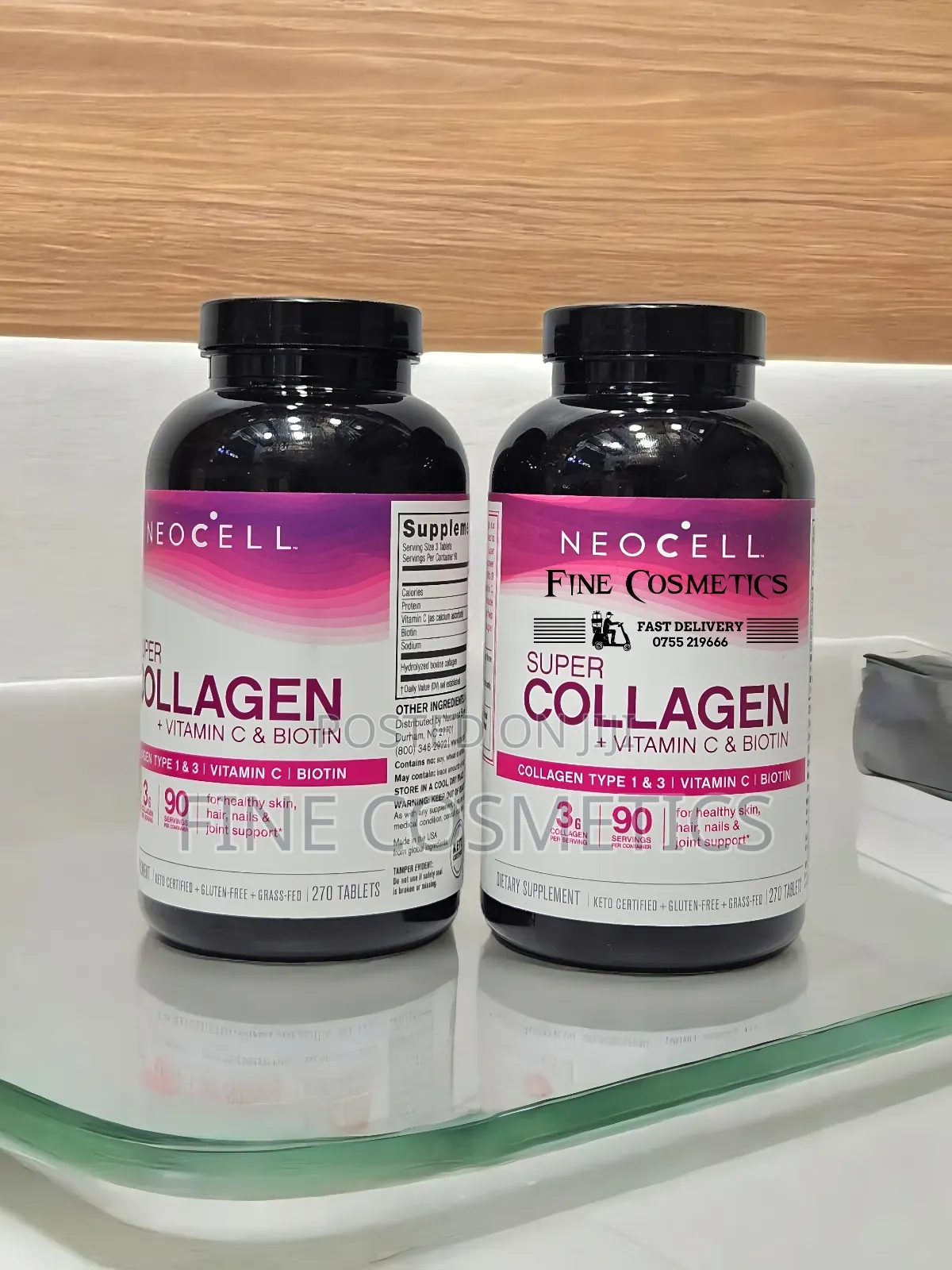 NEOCELL Super Collagen + Vitamin C and Biotin Skin Tablets