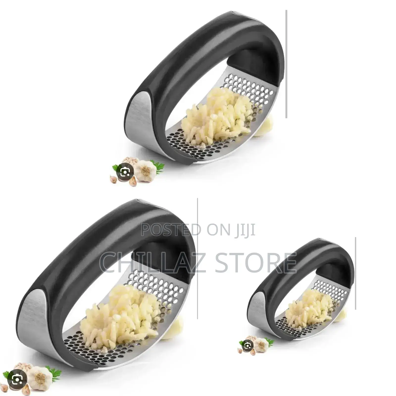 Stainless Brand Garlic Press