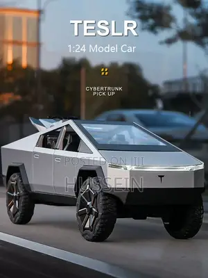 Tesla Pickup Model Alloy Car Simulation Toy Car