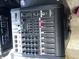 Black 4 Channel Amp Mixer