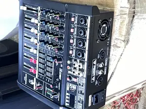 Black 4 Channel Amp Mixer