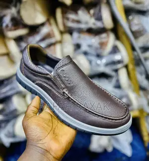 Original Coffee Brown Ecco Casual Leather Shoes