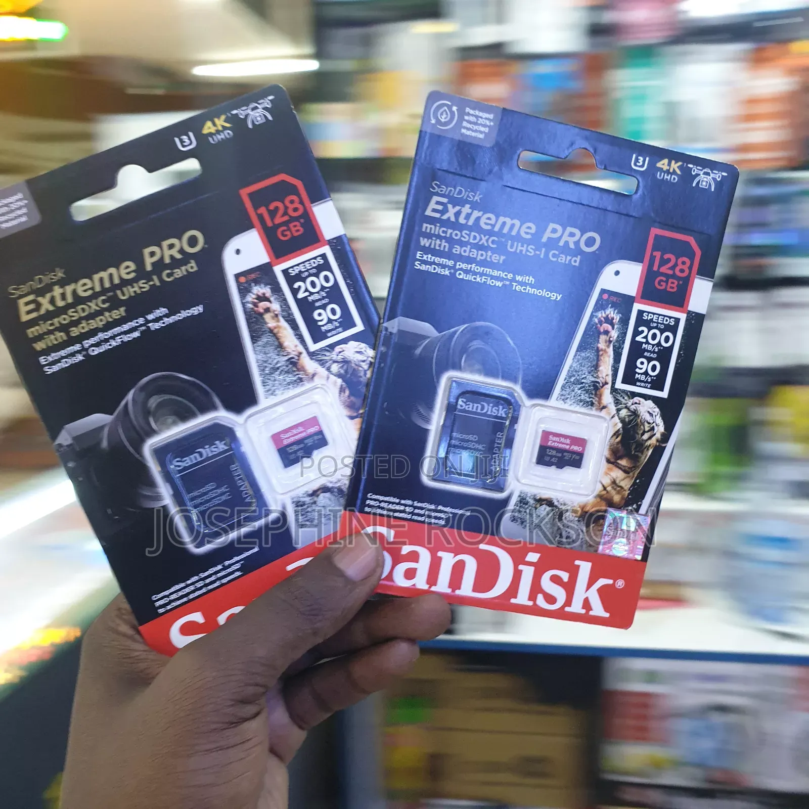 Extreme Pro Micro SDXC/ Memory Card/Sandisk 128gb
