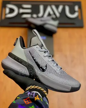 Nike Lebron Ambassador 13 Triple Grey Basketball Sneakers