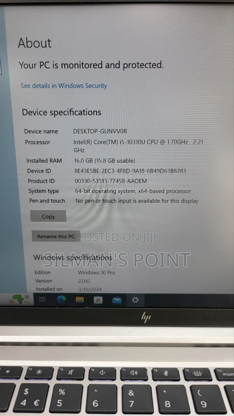 Laptop HP EliteBook 845 G7 16GB Intel Core I5 SSD 256GB