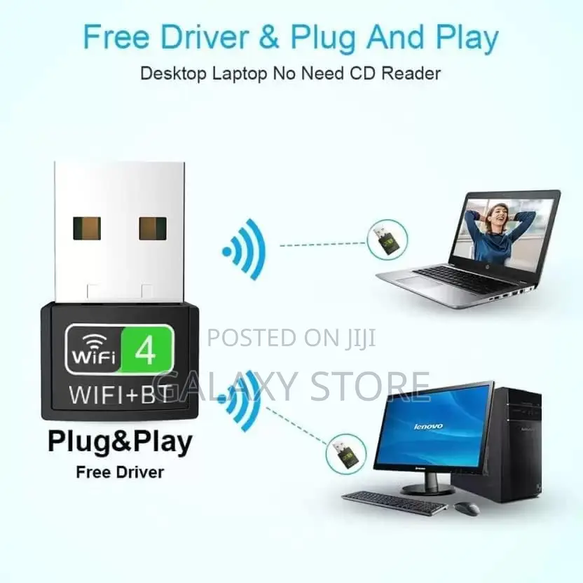 2in1 USB Bluetooth Wifi Wireless Adapter Wifi Bluetooth