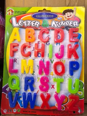 Magnetic Alphabetic Letters a to Z