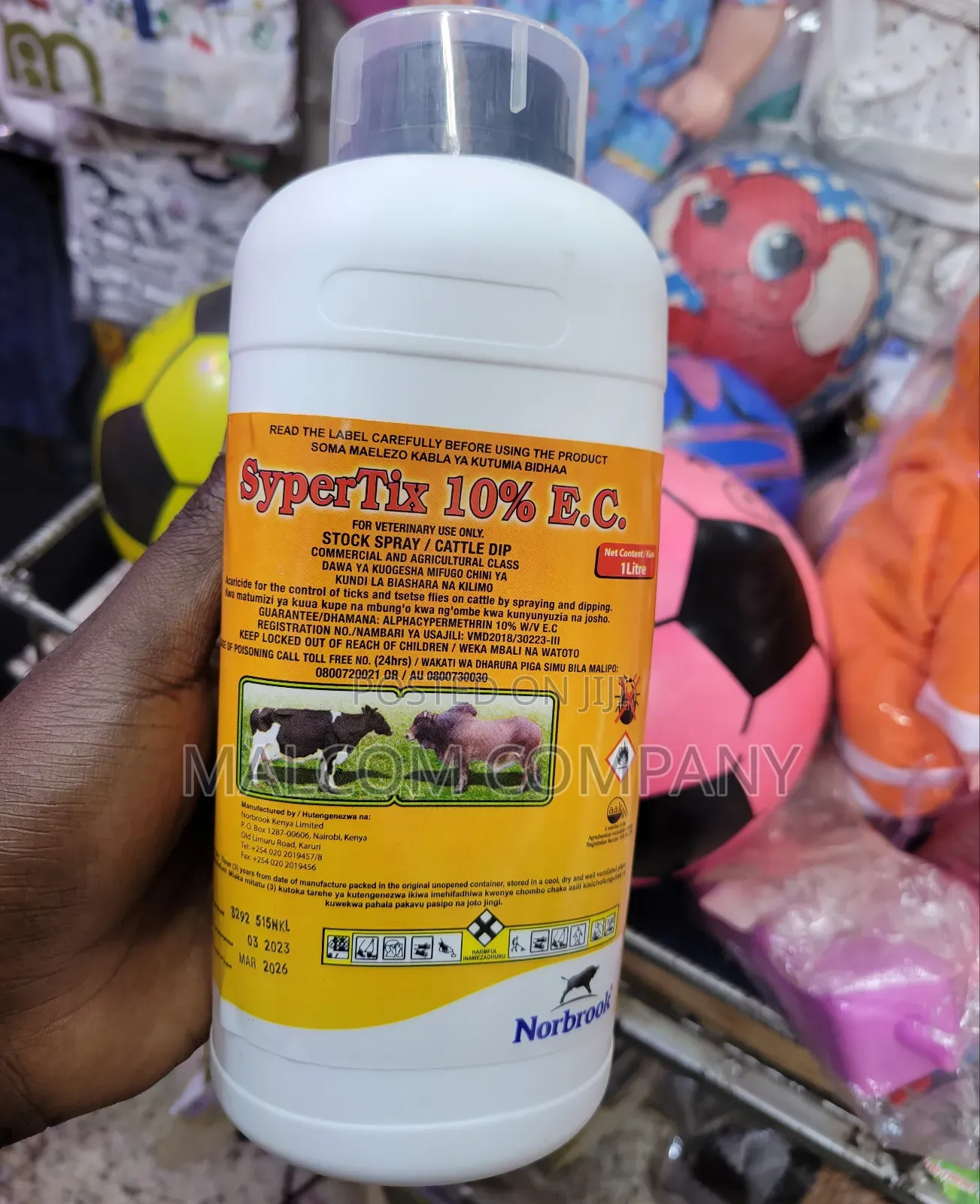 Syperfix 10% E.C Animal Tick Killer/ Control.