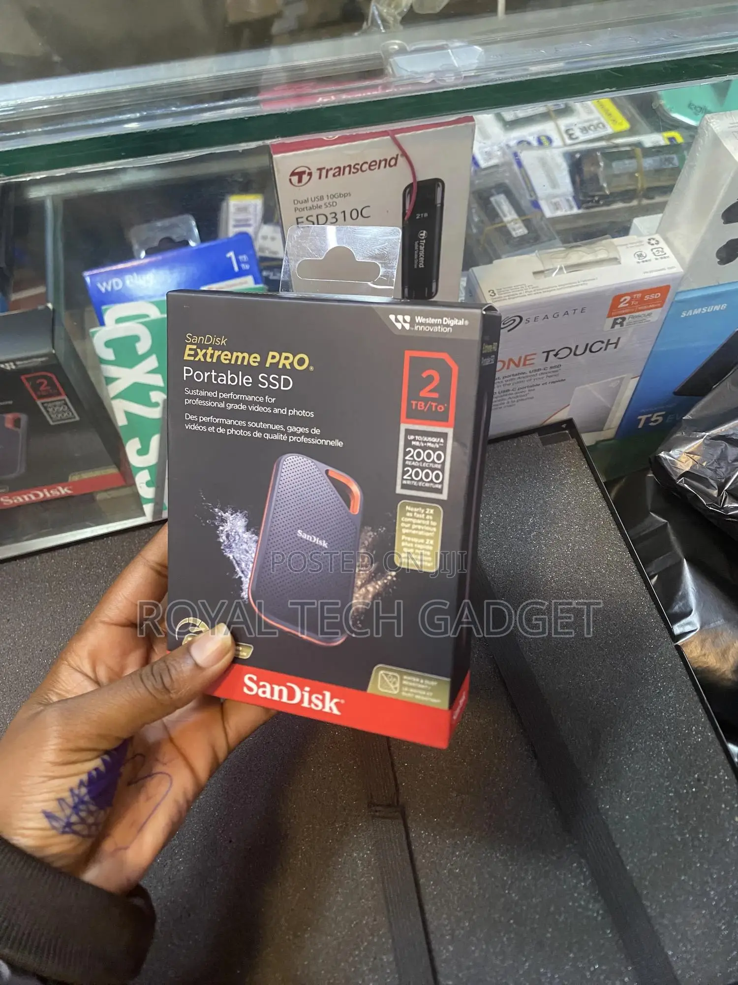 2tb Sandisk Extreme Pro Portable Ssd 2000 Mbps