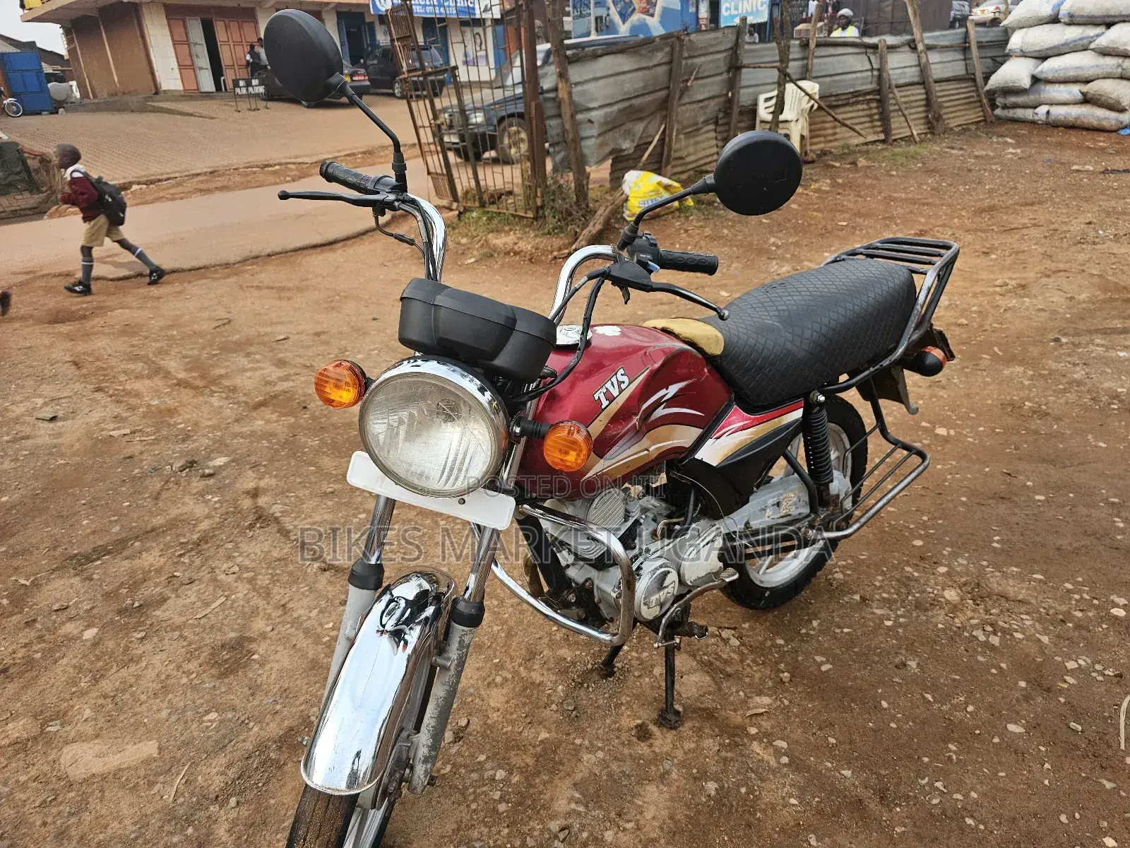 TVS XL 100 2018 Red