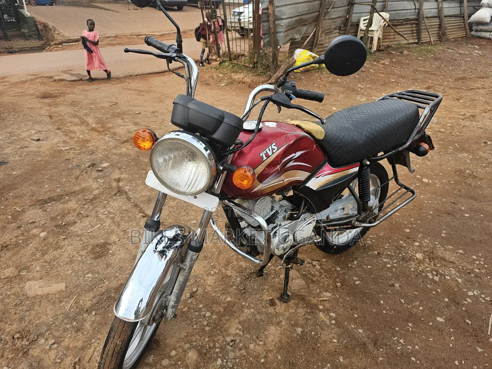 TVS XL 100 2018 Red