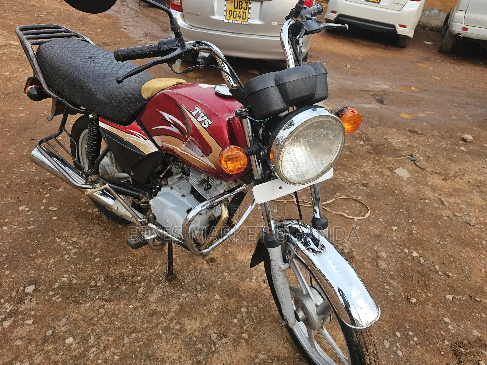TVS XL 100 2018 Red