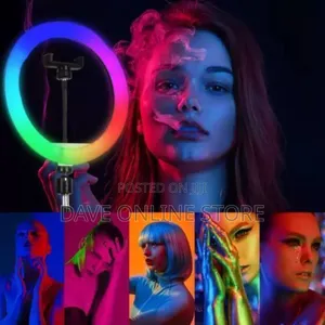 RGB 14 Inches Selfie Ring Light for Make-Up