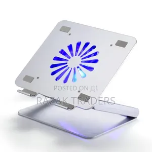 Aluminum Adjustable Laptop Stand With Cooling Fan