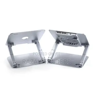 Aluminum Adjustable Laptop Stand With Cooling Fan