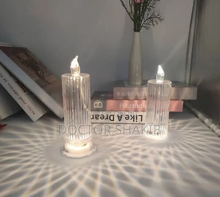 Smokeless Led Warm Night Candle Light