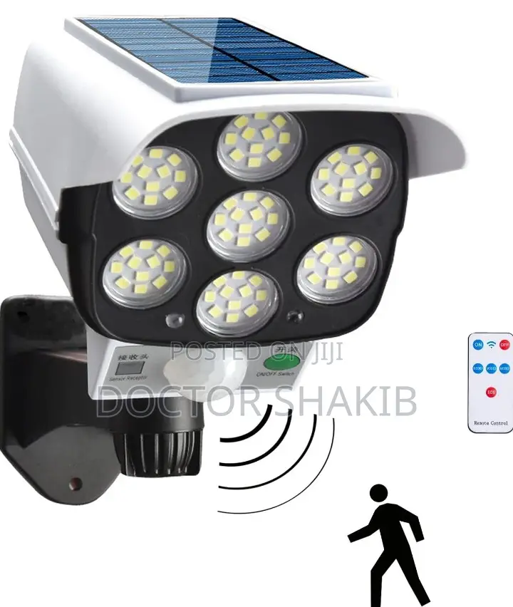 Generic CCTV Motion Sensor Solar Led Lamp Camera