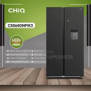 680 Litres Side by Side Chiq Refrigerator