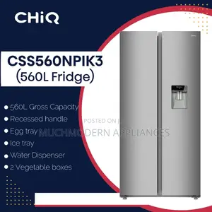 Chiq 560 Litres Side by Side Fridge