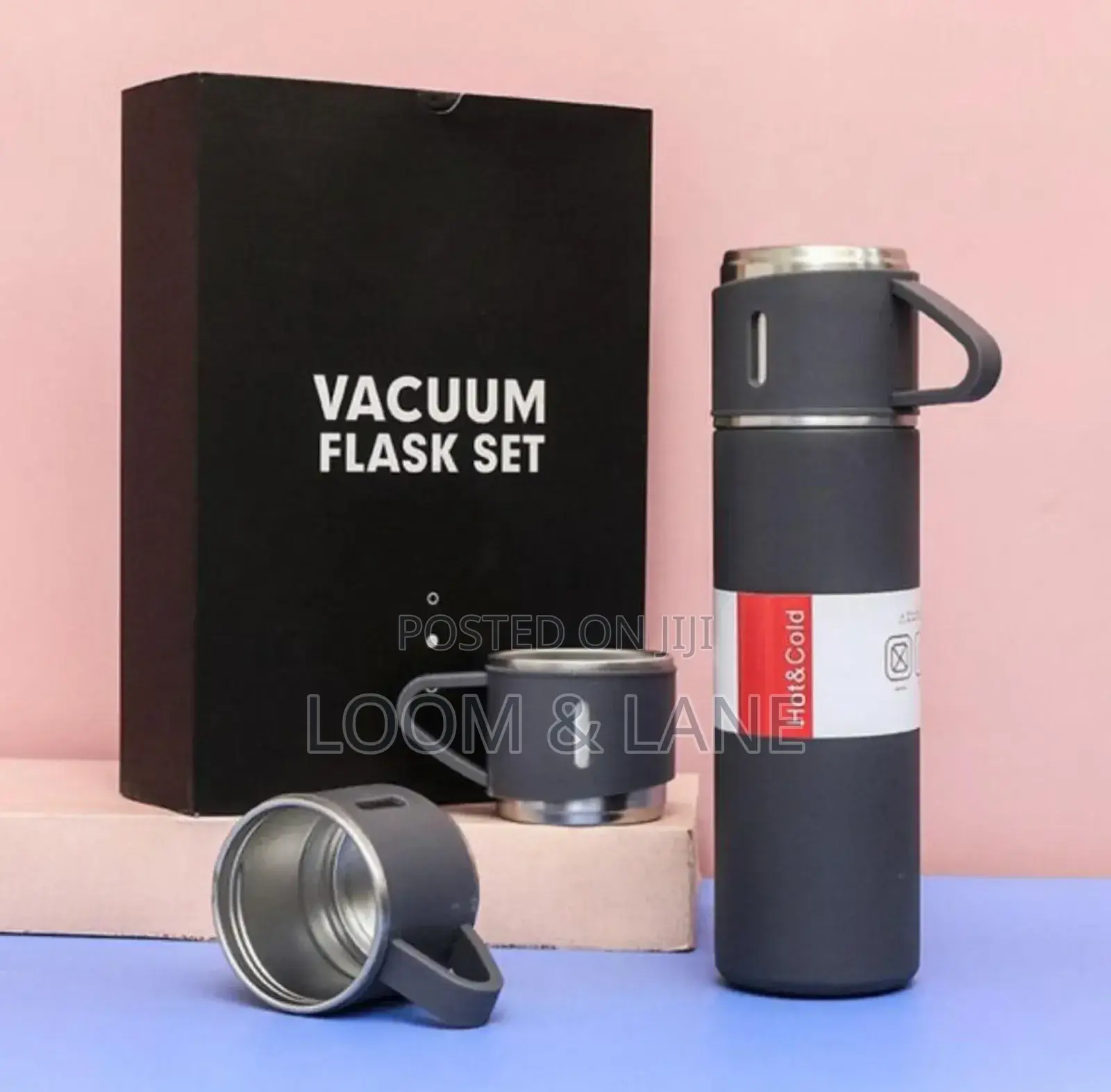 Stainless Steel Vacuum Flask Set