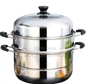 Durable Stainless Steel 3-Layered Steamer Pot