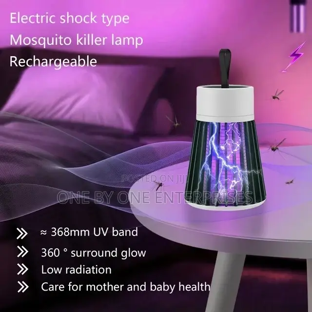 Rechargeable Electric Shock Mosquito Killing Lamp USB