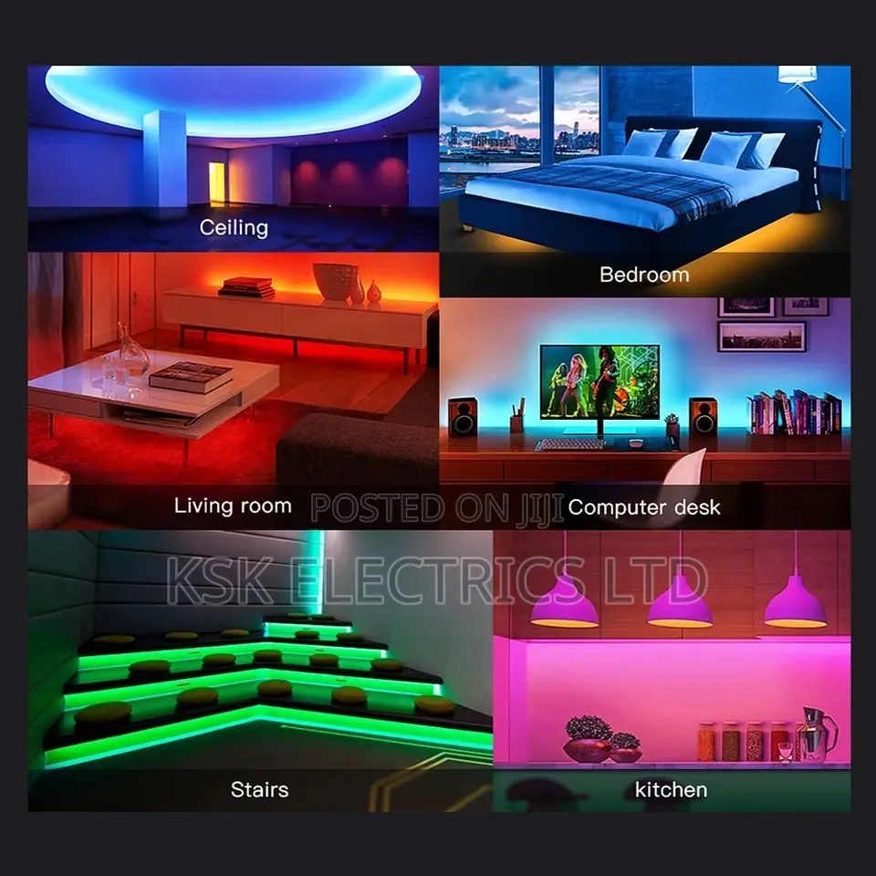 LED Strip, 5M White/Warm White COB LED Strip Light With RF