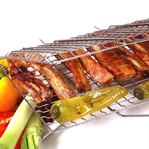 Grilling Basket,Grilled Fish Clip Net BBQ