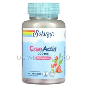 Solaray, Cranactin, Chewables, Cranberry 200mg, 60 Chewables