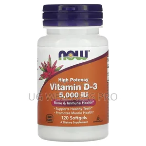 NOW Foods, Vitamin D3, High Potency, 5,000 IU, 120 Softgels