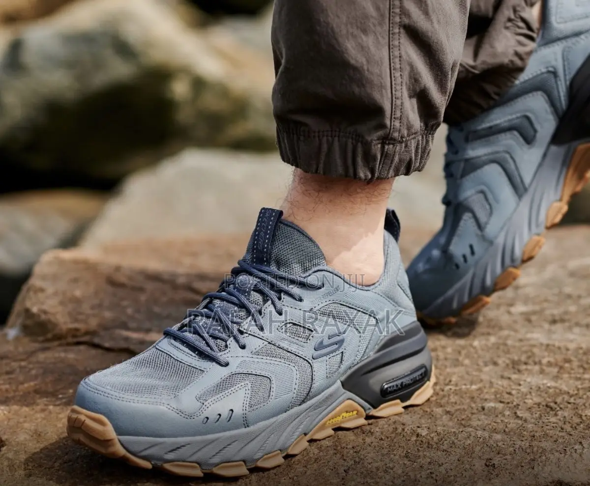 Original Grey Skechers Max Protect Sneakers
