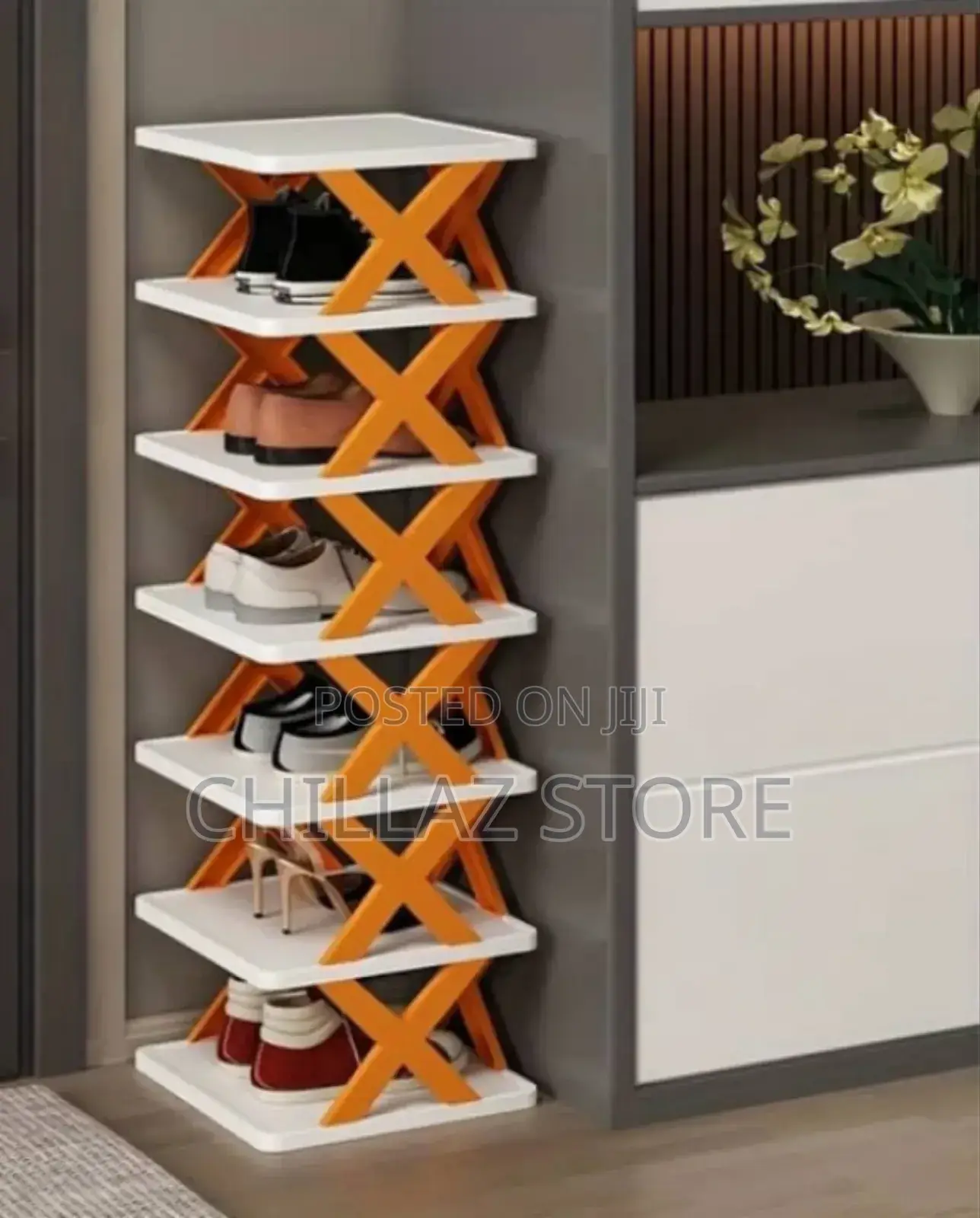 Adjustable 6 Layer Shoe Rack