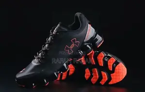 Original Triple Black Under Armour Scorpio Running Sneakers