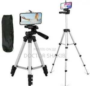 Portable Desktop Mobile Phone Aluminum Tripod Stand