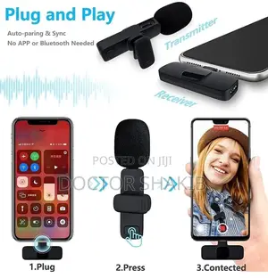 2-in-1 Dual Wireless Bluetooth Microphone