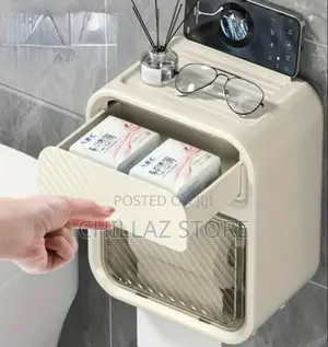Mounted Toilet Paper Dispenser Storage Box